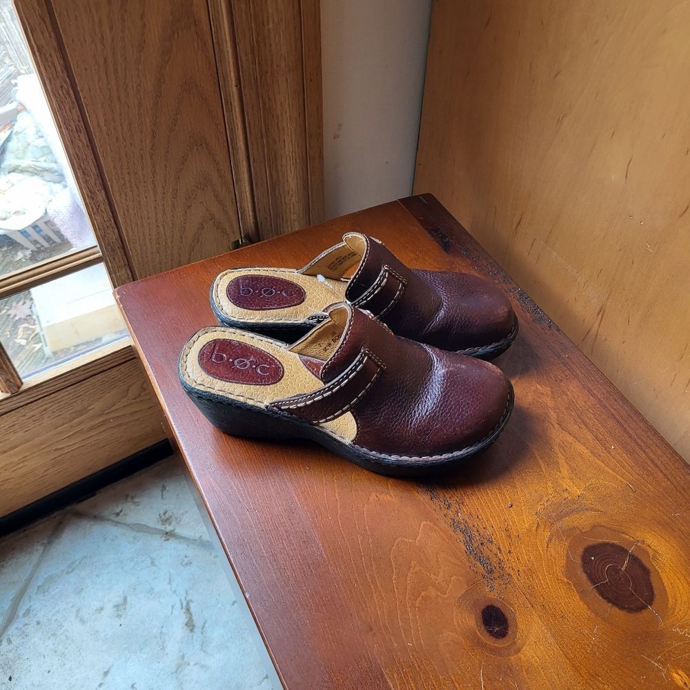 Born Leather Clogs - Size 7 - Picture 2 of 5
